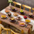  24-Piece Gray Reactive Glaze Ceramic Dinnerware Set for 6-40093334