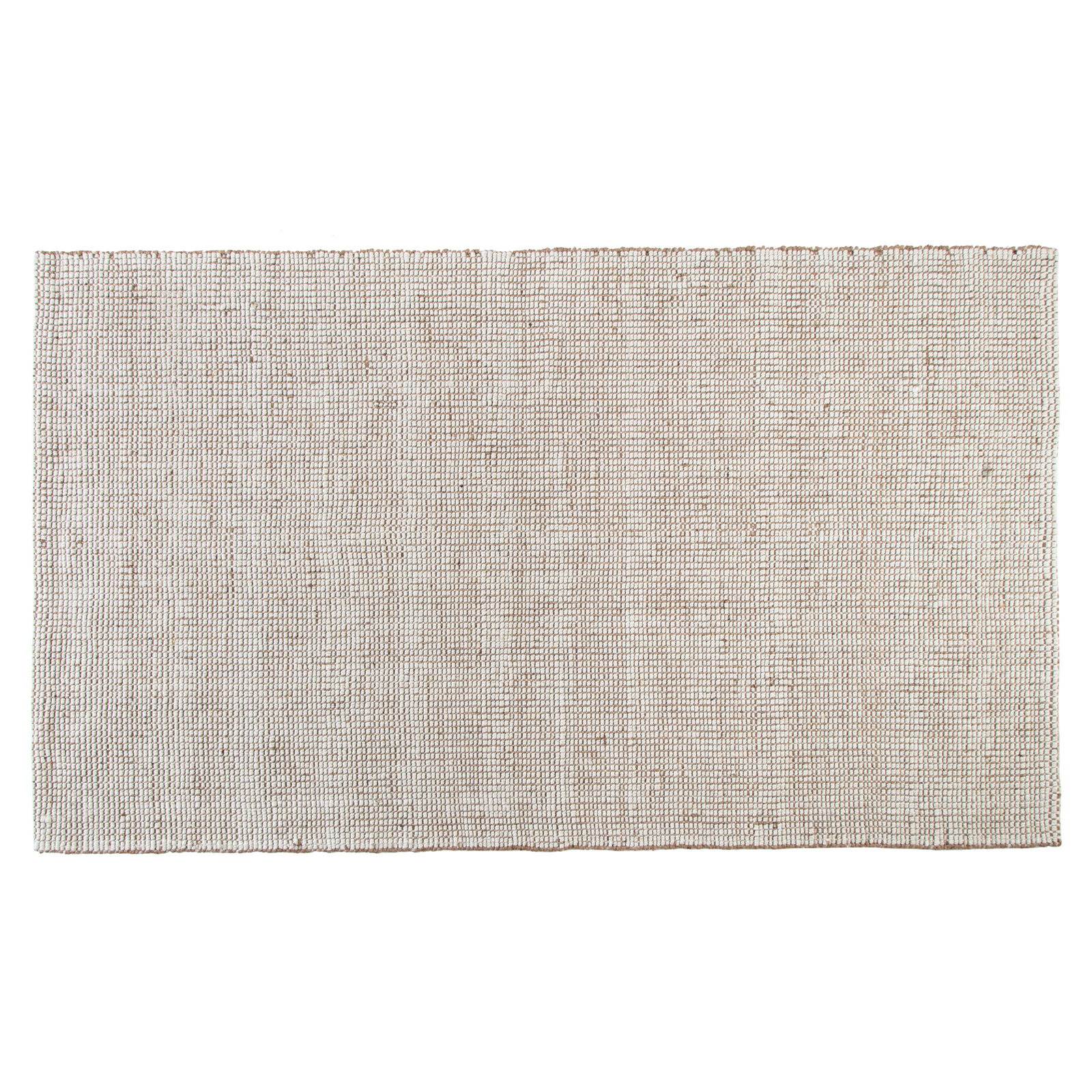Kline Cream Hand-Loomed Abstract Jute Rug, Runner 2'6" x 8'