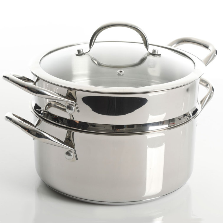 Kenmore Devon 10-Piece Stainless Steel Cookware Set