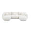 Chris 316.2Cm Round Arms Modular Sofa