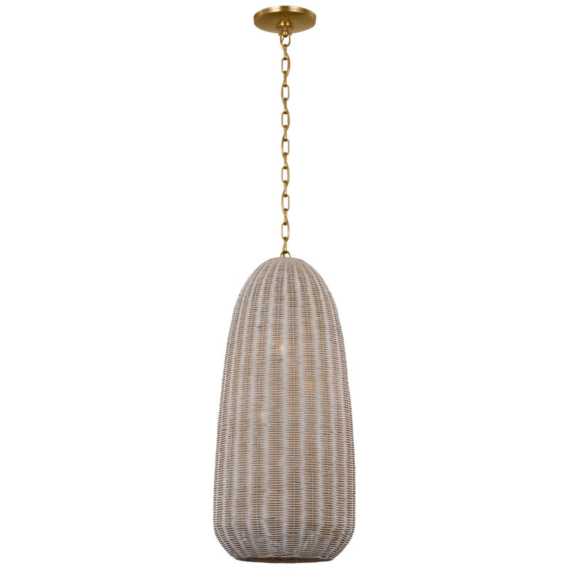 Kokomo Pendant by Chapman & Myers, 46 cm H x 30 cm W, Ash, 30 cm H x 46 cm W