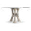 Dalton Round Glass Dining Table-154600234