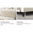 Beige King Bed Frame With Headboard - Metal For High Stability, Comfortable Sleep, Easy Bedroom Setup Size Bandaged Iron Frame, Noiseless Modern Decor