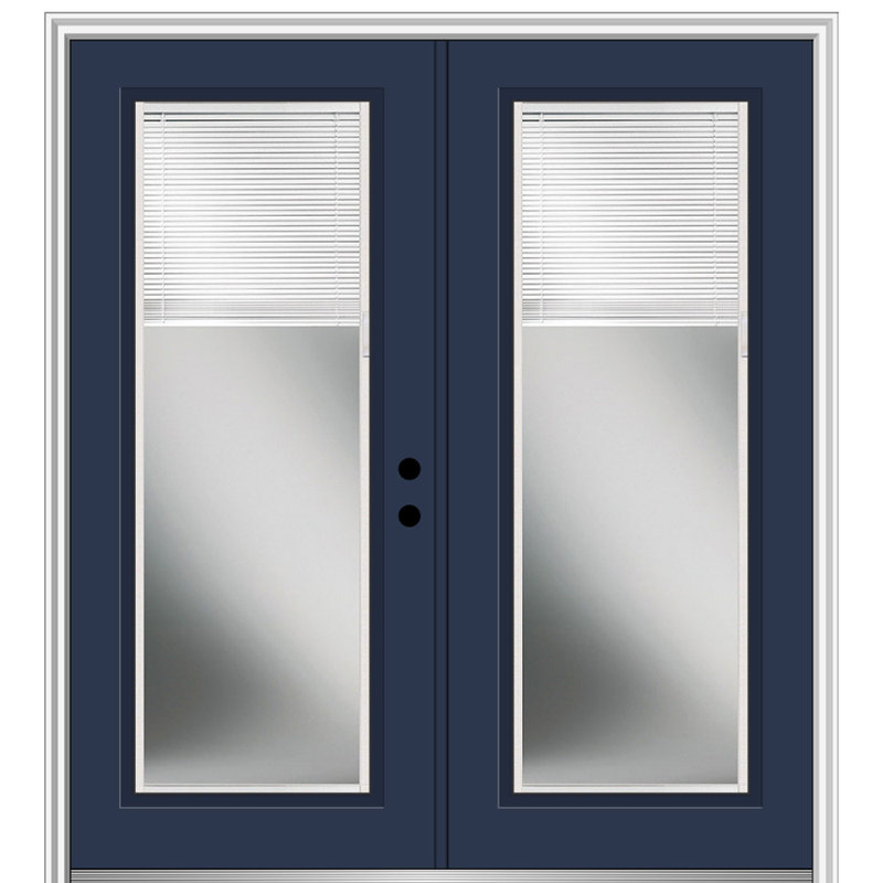 Portes d'entrée avant pré-montées en fibre de verre apprêtées internes, S'ouvre à gauche vers l'intérieur, Naval