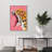 Bright Preppy Animals " Bright Leopard Farmhouse Decor Rustic Nature Animals Modern Art Cozy Decor "-94585690-94585694