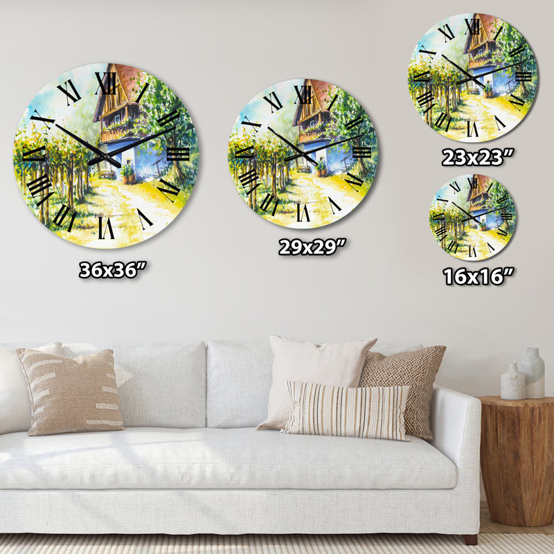 Horloge murale House, Surdimensionné