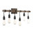 Eleesia 3-Light Dimmable Bronze/Brown Vanity Light-1164527410-1164527420