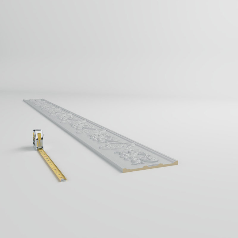 Gray Primed Polyurethane Decorative Panel Moulding