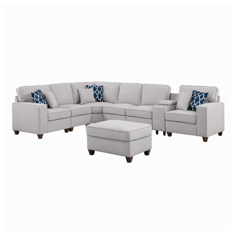 Sam Sectional Sofa with Ottoman
