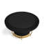 Table de poker 60 po avec repose-pieds Black Prohibition 