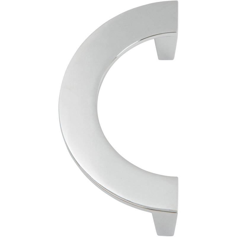 Roundabout 3" Center to Center Drop handle, Polished Chrome, 3