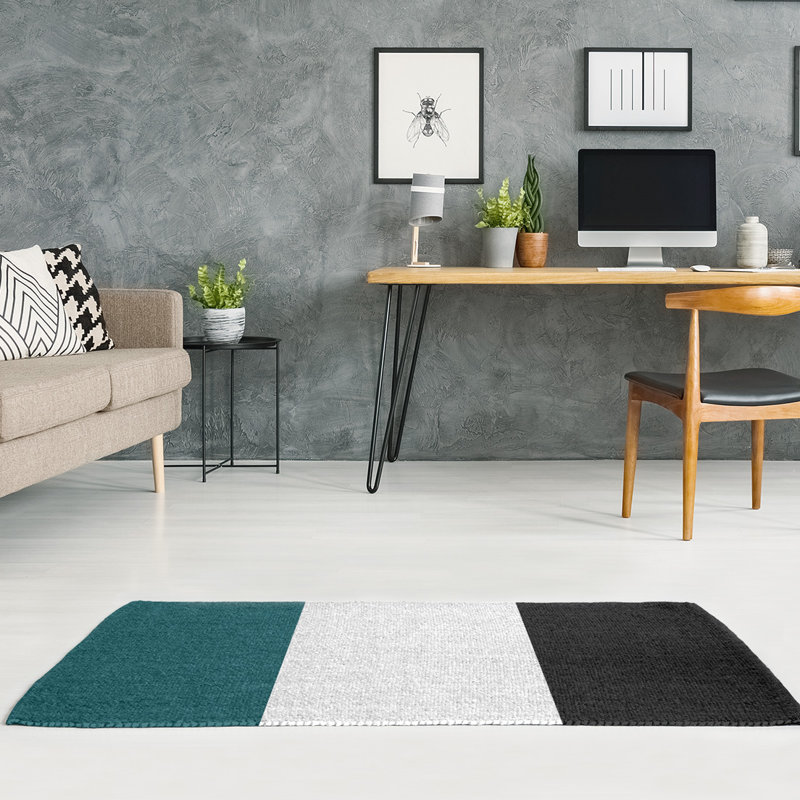 Chenille Indoor Rug, Rectangle 4' x 6'
