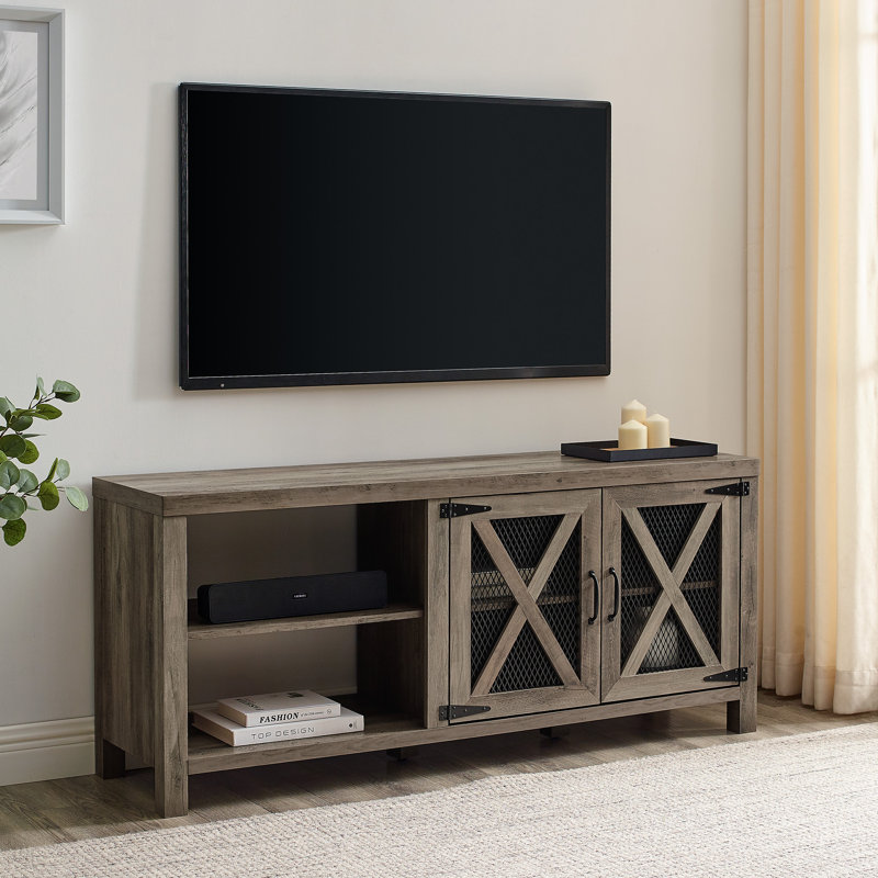 TV Stand for TVs up to 65", Gray Wash