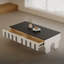 Table basse française avec rangement en pierre frittée simple