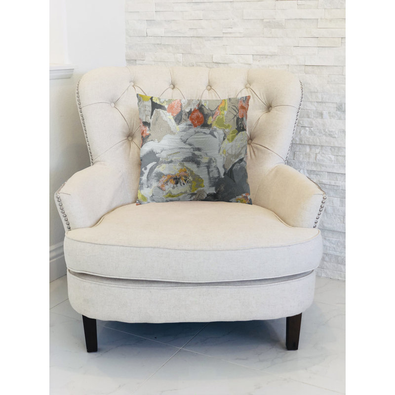 Sunray Truro Floral Reversible Throw Pillow, 26" x 26", Square