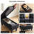 Upholstered Convertible Reclining Sleeper Sofa Bed With Versatile Ottoman, 2 Soft Pillows-1915647929