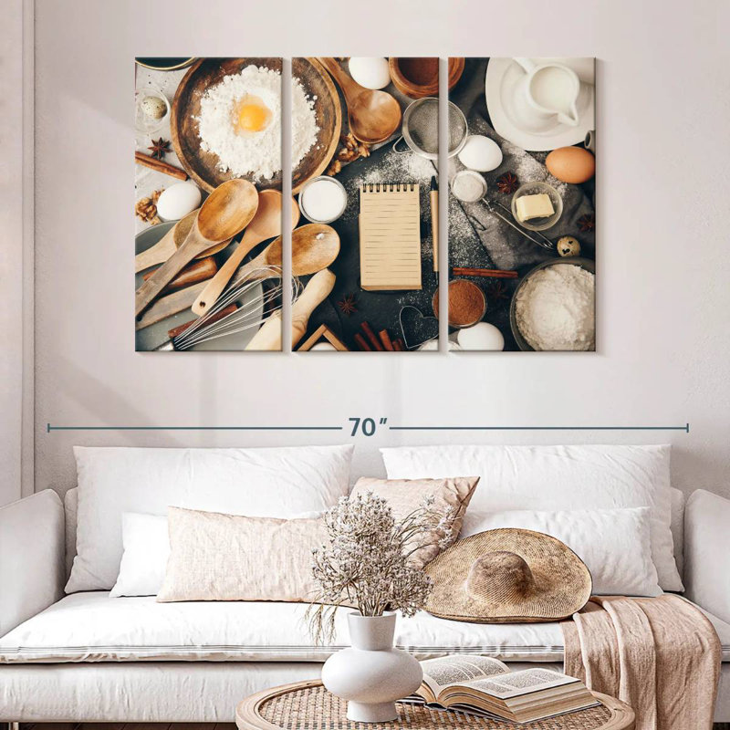 Senne Busy Baking, 32" H x 50" W