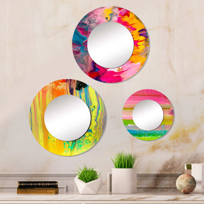 Matanna Metal Round Mirror