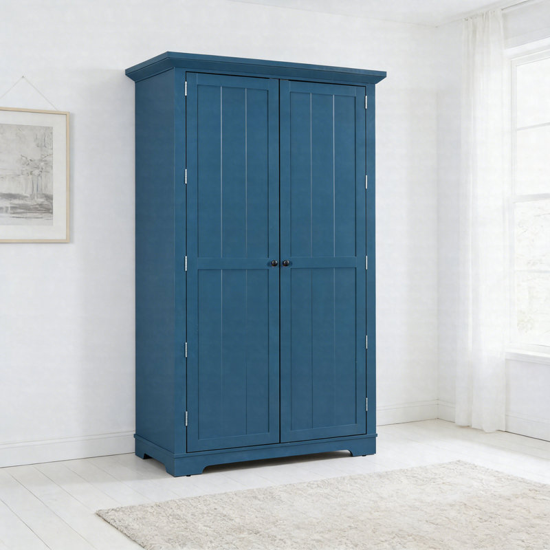 Armoire de cuisine autoportante avec tiroirs, tablettes réglables et plateaux coulissants, armoire de rangement de style Shaker moderne