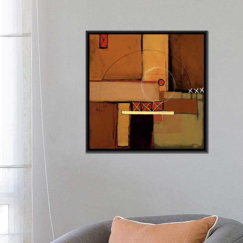 Vue aérienne II - impression sur toile tendue, H 12 po x l 12 po x P 0,75 po, Toile tendue, Pas de tapis