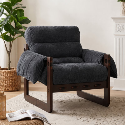 Fauteuil d'appoint 33,5 pouces Mid Century Modern