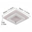 30Cm White Square LED Acrylic Flush Mount Ceiling Light-1132546460