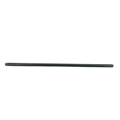 30" Black Pipe 1/2" X 30" Malleable Cast Iron Pipe Nipple, Pre Cut Connectors, Industrial Steel Grey Fits Standard Half Inch Black Threaded Pipes