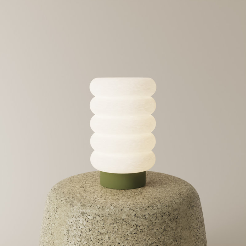 Argizari Table Light, 10" H x 6" W x 6" D, Olive