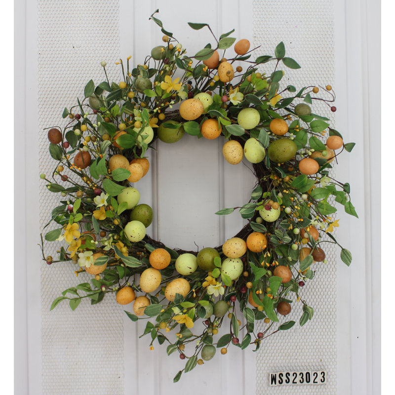 Handcrafted Faux Mixed Assortment Foam 20'' Wreath