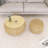 Round Storage End Table With Small Seat-1632160803-1632160801