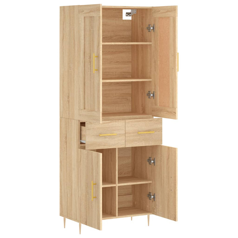 Plagido 69.5cm Sideboard, Sonoma Oak