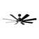 Aura 8 - Blade Indoor/Outdoor Smart Ceiling Fan with Adjustable CCT 2700K-3000K-4000K-5000K LED Light Kit and Remote Control Included, Works With Alexa and iOS or Android App