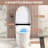 Portable Intelligent Toilet With Built - In Bidet, Heated Seat, Auto Flush, And Warm Air Drying Siphonic Jet, Battery Backup, Various Flushing Modes Water, Remote Control, Led Display Jet For