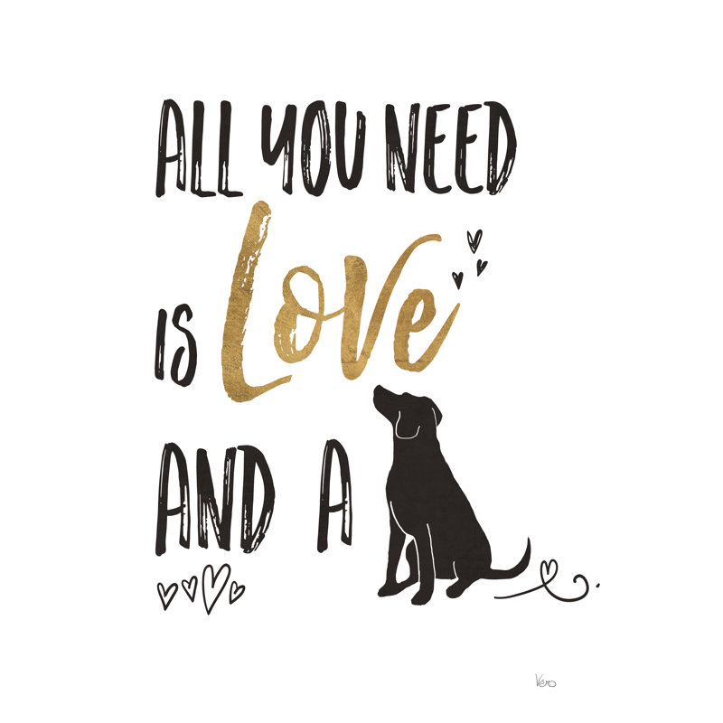 Pet Love II by Veronique Charron - Wrapped Canvas Art Prints, 46cm H x 30cm W x 3.8cm D