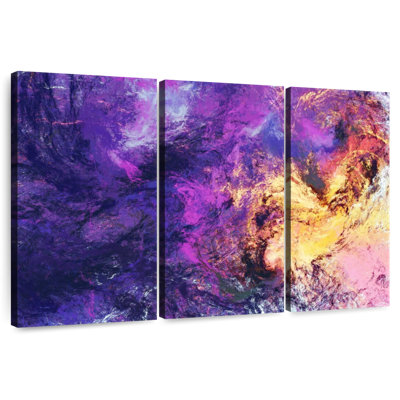 Avery Purple Abstract Texture