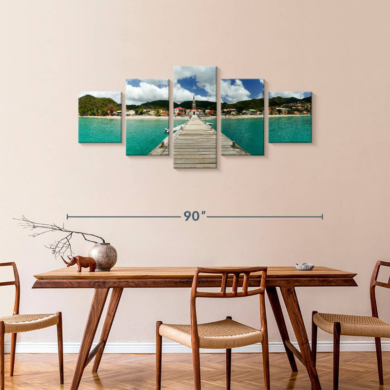 Quai Martinique, H 36 po x l 80 po