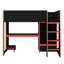 Lit mezzanine simple avec bureau-1200115679