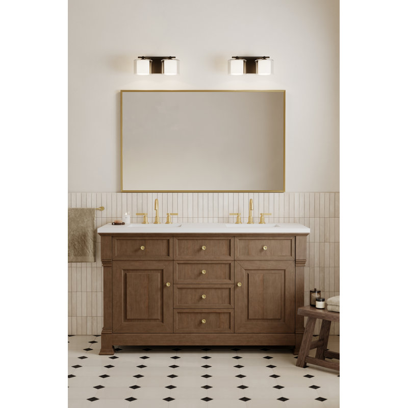 Meuble-lavabo 2 lumières 14,5 po Seville