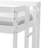 Alaterre Furniture Jasper Wood Twin Loft Bed with Ladder and Safety Guardrails (White)-385144675
