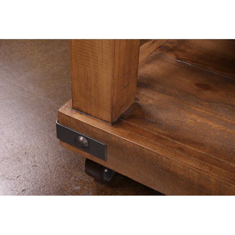 Table basse avec roulettes Larson
