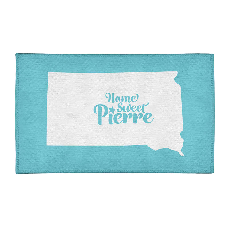 Tapis en poly-chenille pierre south dakota, Rectangle 4 pi x 6 pi