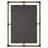 Samara Iron Rectangle Wall Mirror