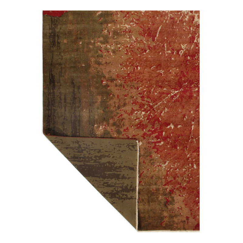 Pasargad Area Rug in Red/Green
