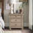 Modern Nightstand with Drawers