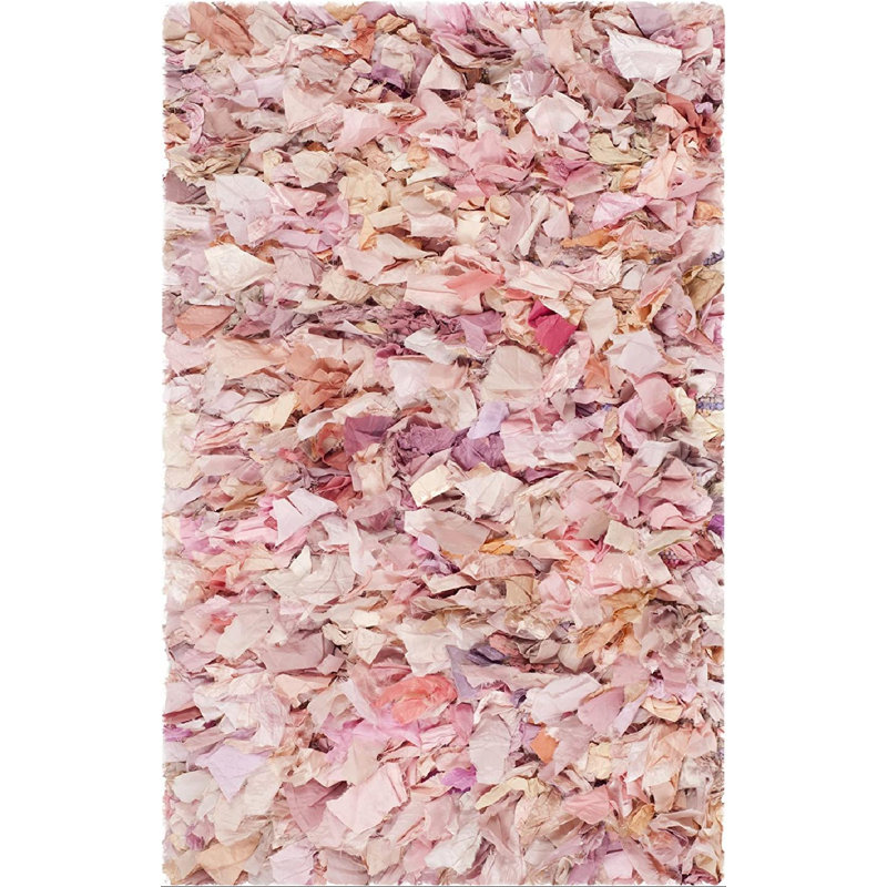 Tapis géométrique tissé à la main Godsey, Rectangle 2 pi 6 po x 4 pi