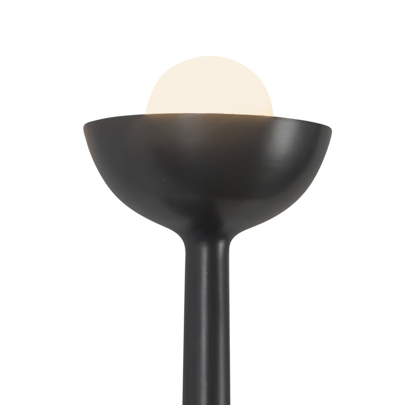 Spade 5-in White dimmable LED Bathroom Vanity Light, Oil Rubbed Bronze