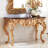 56" Solid Wood Console Table
