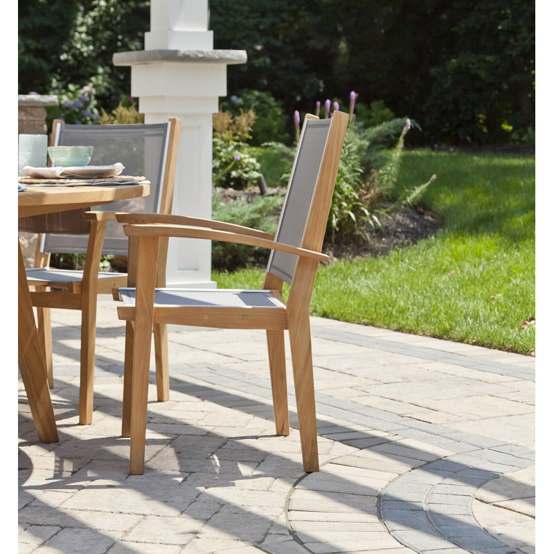 Bayhead Outdoor Dining Armchair, White