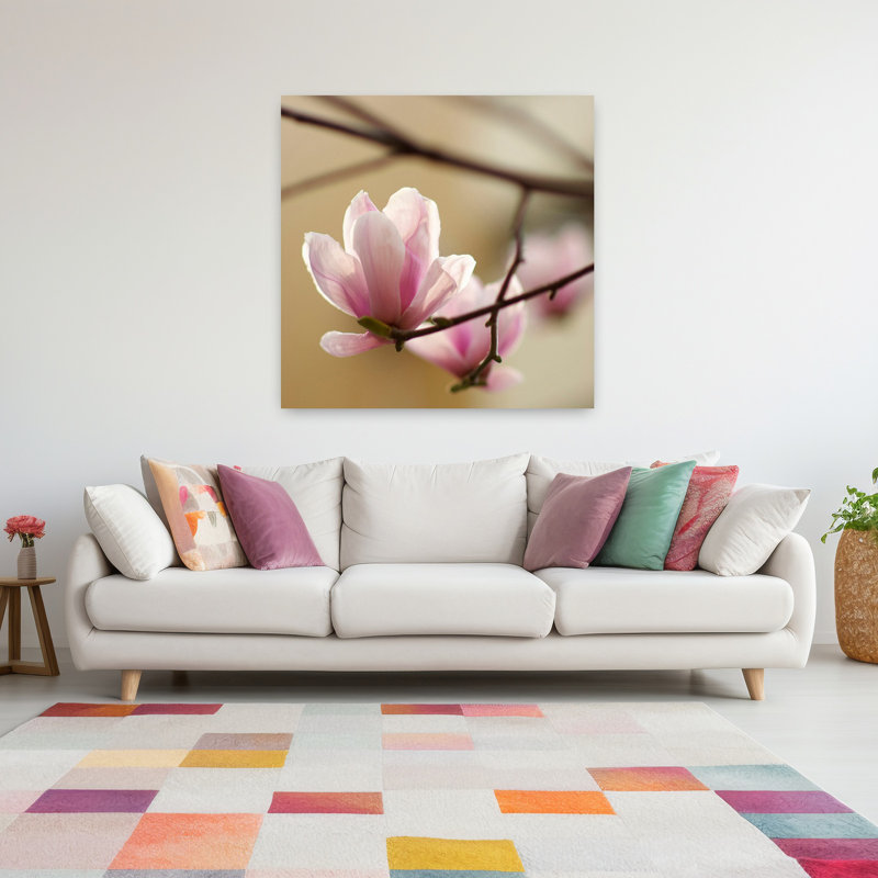 Tulipier 1, art floral contemporain, H 48 po x l 48 po