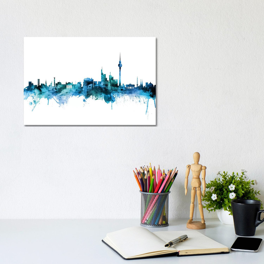 Berlin, Germany Skyline by Michael Tompsett - Wrapped Canvas Gallery-Wrapped Canvas Giclée